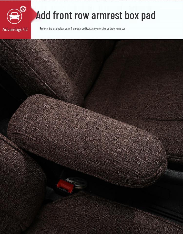 Volkswagen Jetta Five-Seater Linen Seat Cushion - All Seasons, Custom Fit