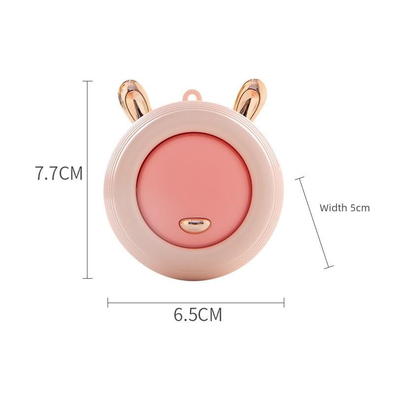 Summer Creative New Product Cartoon Capybara Neck Fan Mini Portable USB Charging Wearable Lanyard Electric Fan