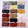 Vlasové doplňky Elastická vaflová tkanina Pokrývka hlavy pro dívky Big Bow Čelenka Baby Čelenka Bowknot Turban