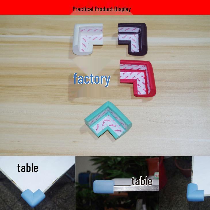 Self-Adhesive Foam Corner Protectors for Kids' Tables and Beds - Thick, Soft, Anti-Collision Guards for Safety.