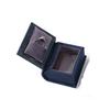 Creative Engagement Ring Case Velvet Jewelry Packaging Durable Book Shape Ring Box  Travel