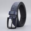 Zinc Alloy Buckle Men'S Embossed Belt Casual Business Pin Buckle Belt Men'S Pu Belt Men'S Belt