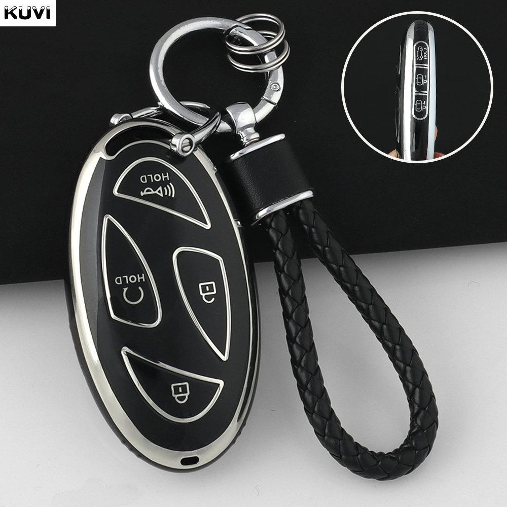 Custodia Guscio Cover Nuova in TPU a 5 7 Pulsanti per Chiave Auto Hyundai Kona Ev Grandeur Gn7 Protezione Keyless Borsa Portachiavi Accessori