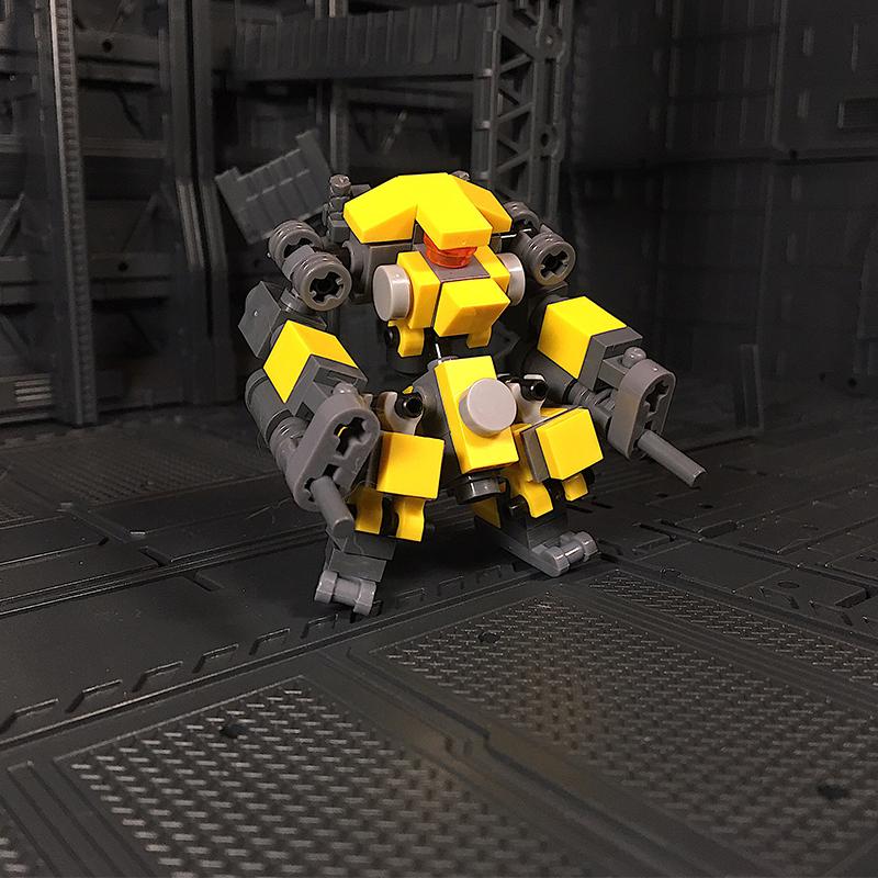 Mecha Robots Granular Building Blocks Kids Toys For Children 7cm Figure Assembling Bricks Toy Funny Machine Dolls Juguetes
