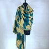 Autumn and Winter Thickened Warm Cloak Versatile Imitation Cashmere Plaid Jacquard Shawl Scarf Women