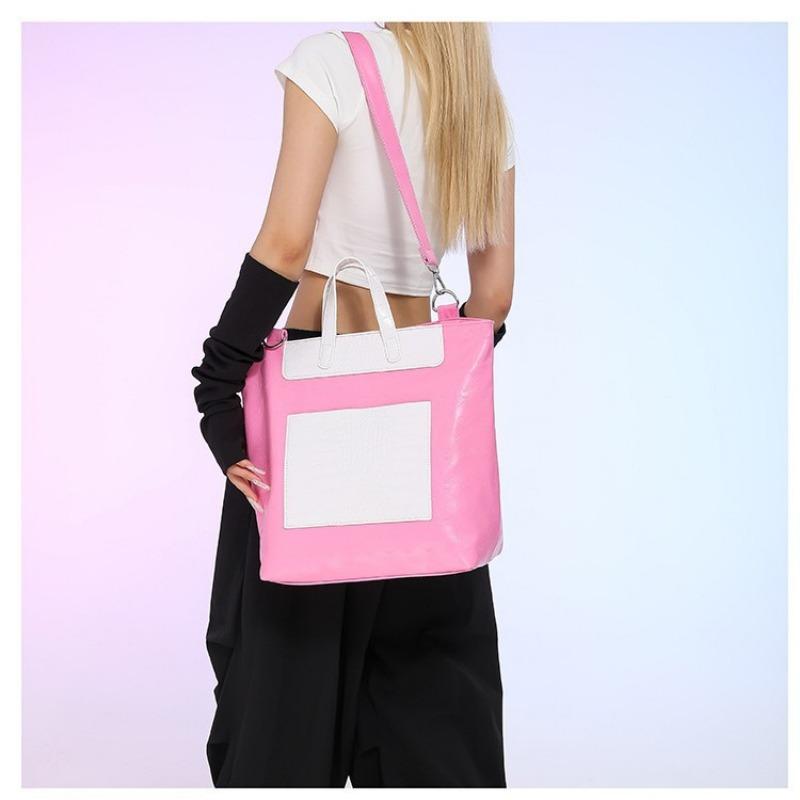 Tasche mit großem Fassungsvermögen Damen Sommer vielseitig neue Umhängetasche lässig tragbar Pendler-Tragetasche