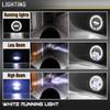 6.5 Inch Round LED Motorcycle Headlight with Brackets Assembly Suitable for Custom Bikes Cafe Racers Enhanced Visibility