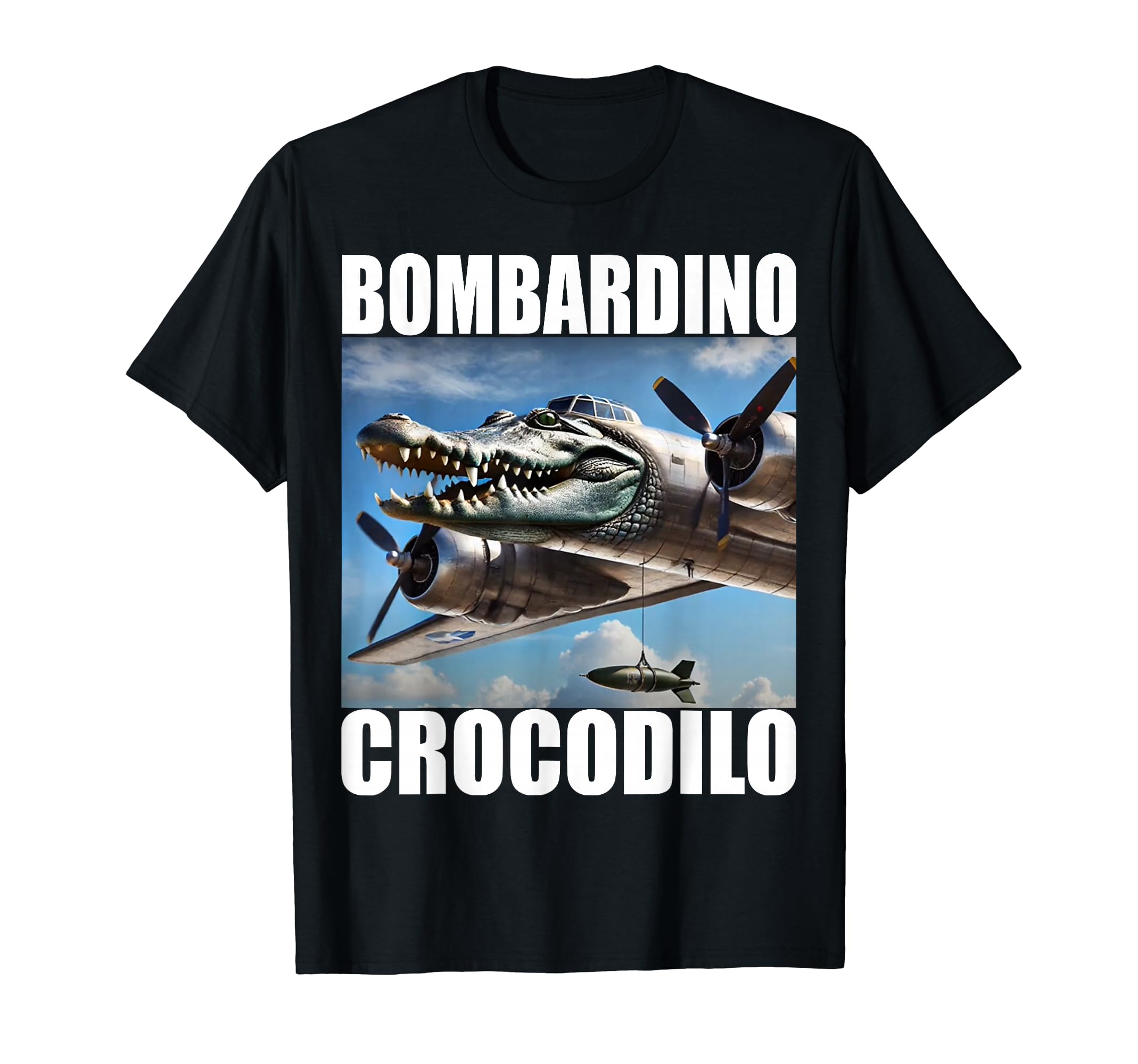 

Бомбардино Крокодил - Итальянский мем про отупение футболка