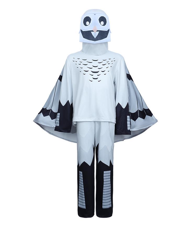 Halloween Forest Night Deer & Goat Monster Costume Jumpsuit for Kids - Owl Cosplay
