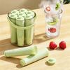 Ice Pop Maker 7 Cavity Long Ice Tray Non-Stick Reusable Ice Cream Molds Multifunctional Easy Demold Ice Stick Mold Frozen Treats