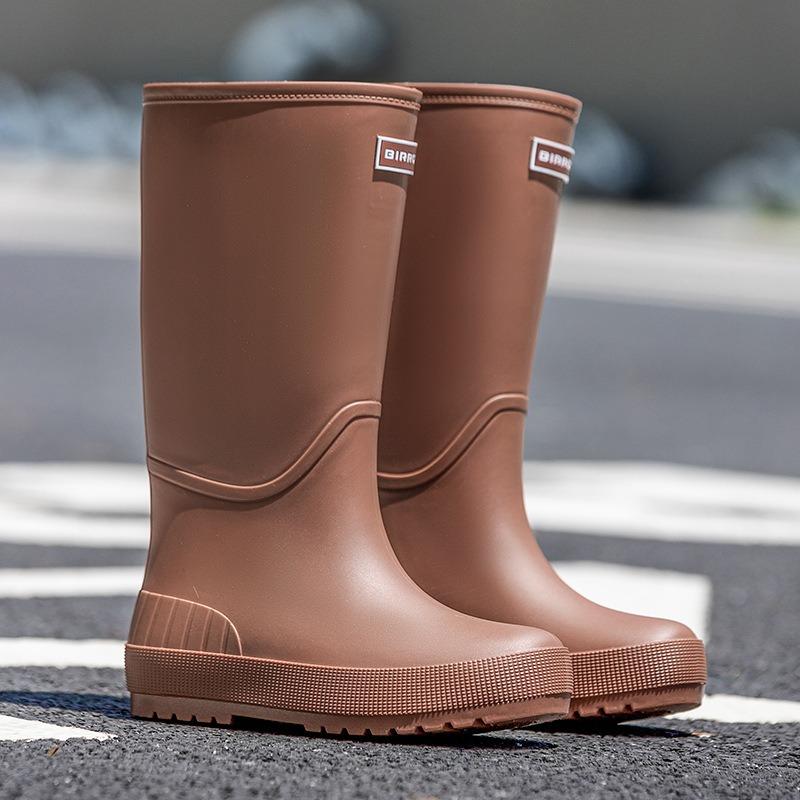 R series high tube rain shoes women's rain boots long tube waterproof shoes new water shoes water boots