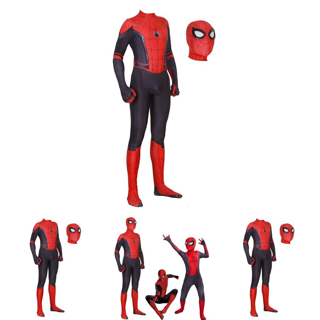 Quality Peter Parker Spider Man Far From Home Cos Costume For Adults And Kids**