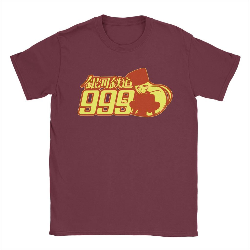 Creative GALAXY EXPRESS 999 TShirt Men Crew Neck Pure Cotton T Shirt  Short Sleeve Tee Shirt New Arrival Clothes