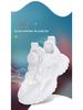 Babu Dou Kids' Breathable White Mesh Sports Shoes