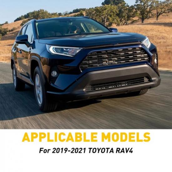 For - TOYOTA RAV4 10PCS Car Door Window Pillar Post Cover Trim Black PC