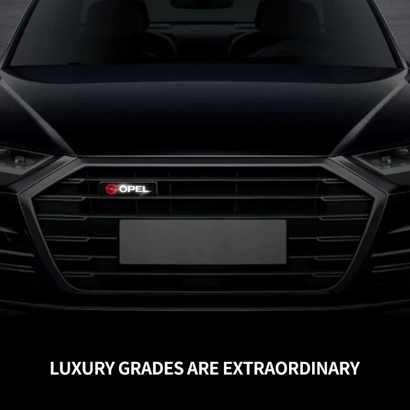 Car Mid-net Lamp Badge Emblem Decoration Styling Car Accessories For Opel Astra Insignia Mokka Zafira Corsa Vectra Antara Meriva