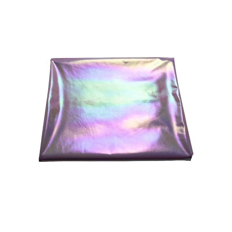 100cm Iridescent Stretch Nylon Fabric 4-Way Spandex Blend for DIY Sewing Slip Dress Stage Costumes Photography Background