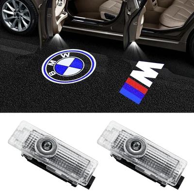 2x LED Car Door Welcome Courtesy Lamp Projector Light for X5 E70 E60 F10 F20 F30 X3 X6 Z E90 E92 E83 E87 E46 3 5 6 7 Series