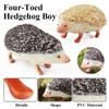 Oenux Simulation Wild Jungle Forest Animals Hedgehog Model Action Figures Cake Topper Party Favor Cute Education Kid Toy Gift