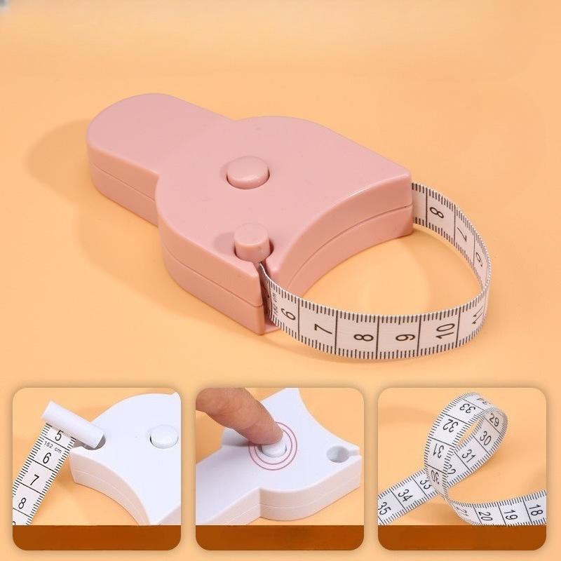 Automatic Telescopic Tape Measure Body Measuring Tape Sewing Ruler Tools Centimeter Tapes For Body Meter Measure White Tools