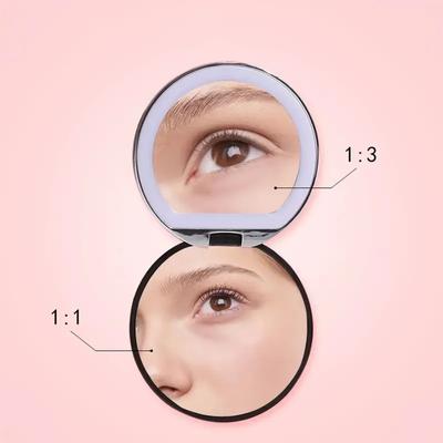 Make-up nástroje a doplňky – Kosmetická zrcátka s osvětlením