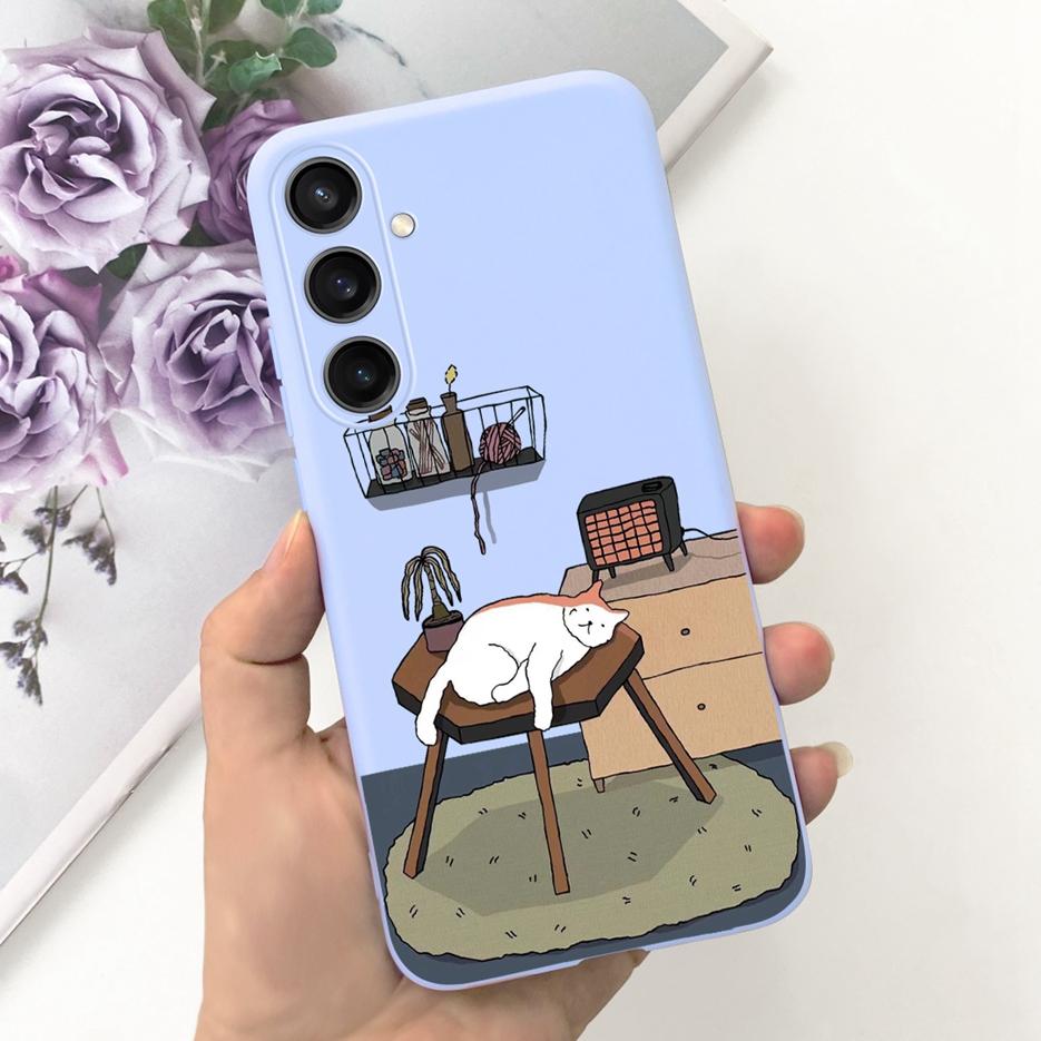 For Samsung Galaxy S24 5G Case S24 Plus New Fashion Cartoon Cover Soft Silicone Phone Case For Samsung S24 Ultra S 24 S24+ Shell