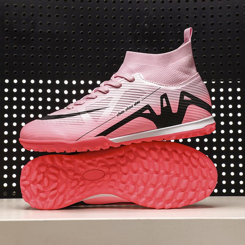 New football shoes Competition grade football shoes Men's high-top spikes Student training shoes Football game sports shoes