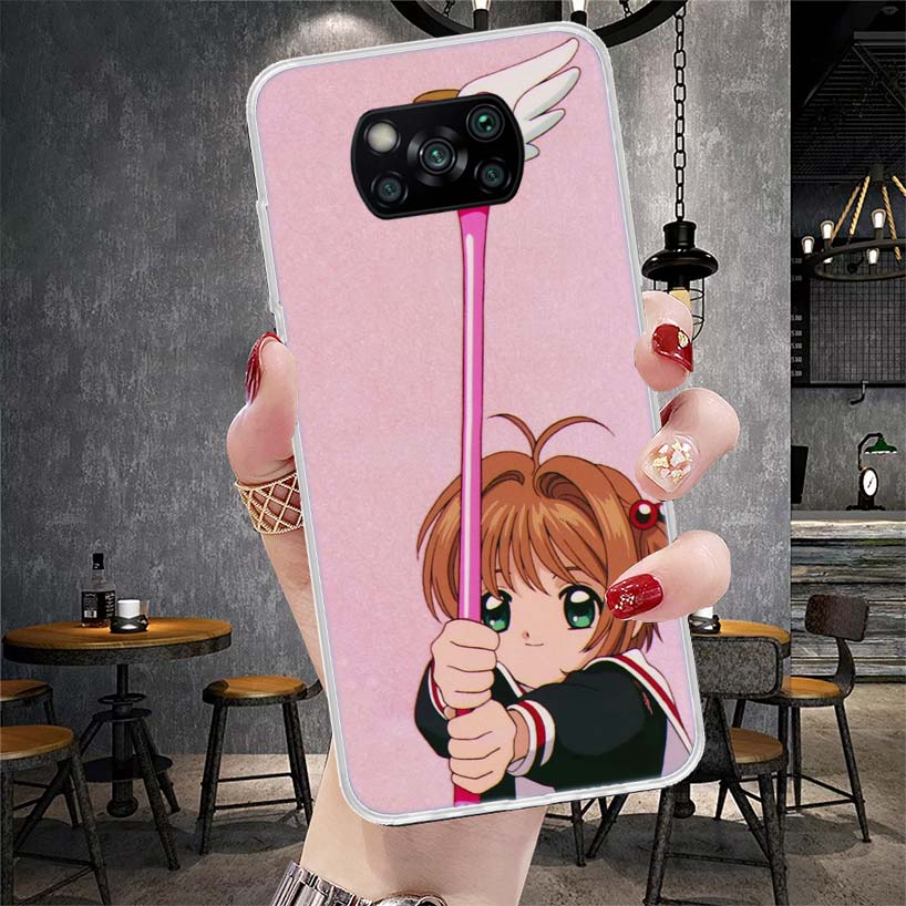 CardCaptor Sakura Anime Phone Case For Xiaomi Redmi 15C 15 13C 13 Poco X5 X6 X7 F7 Ultra M7 12C 12 10 10C 9C 9A 9T 9 Fundas Poco