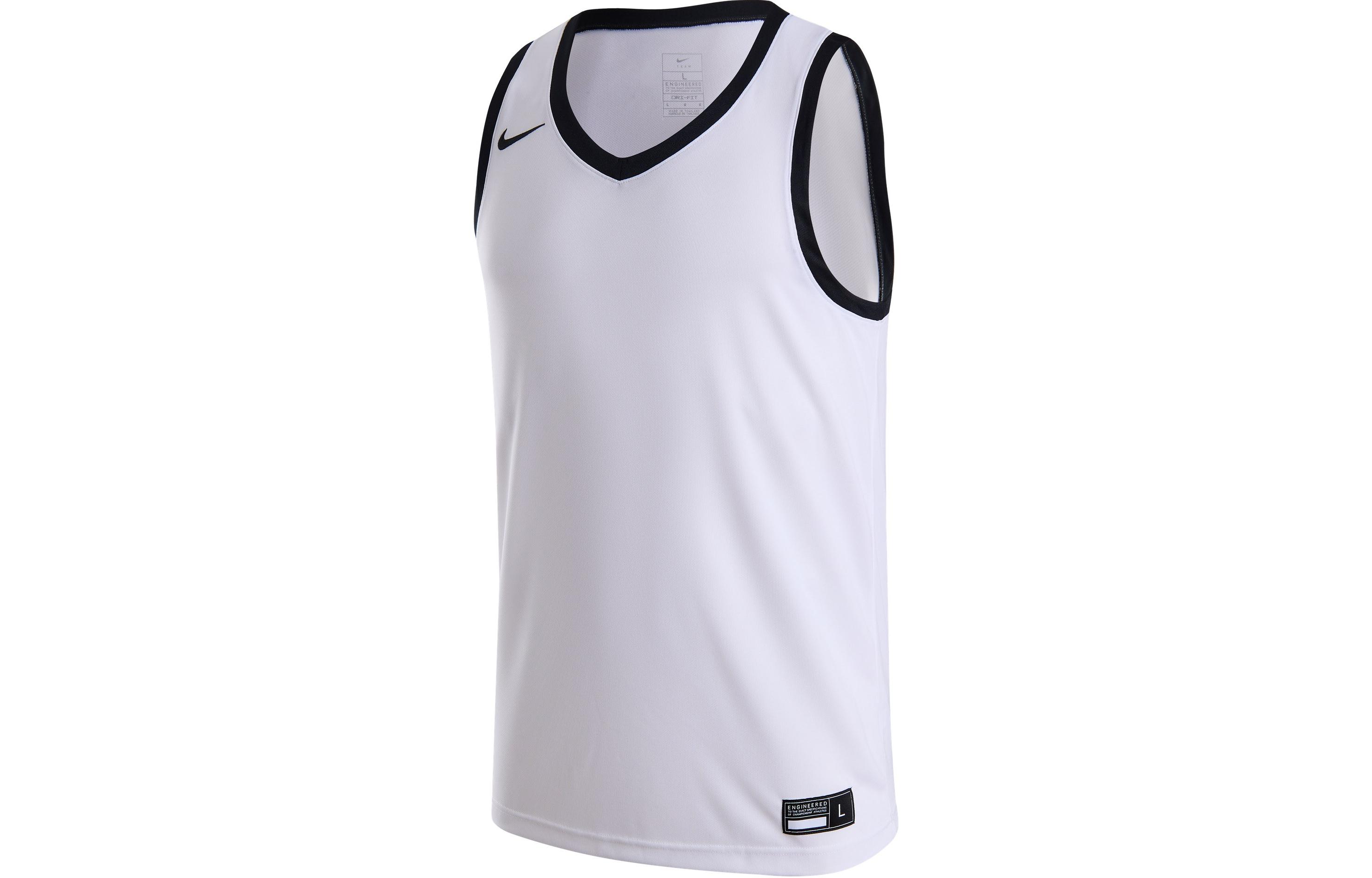 Nike Men's White/Black Dri Fit Crossover Basketball Jersey / Hf0500-106 Cm