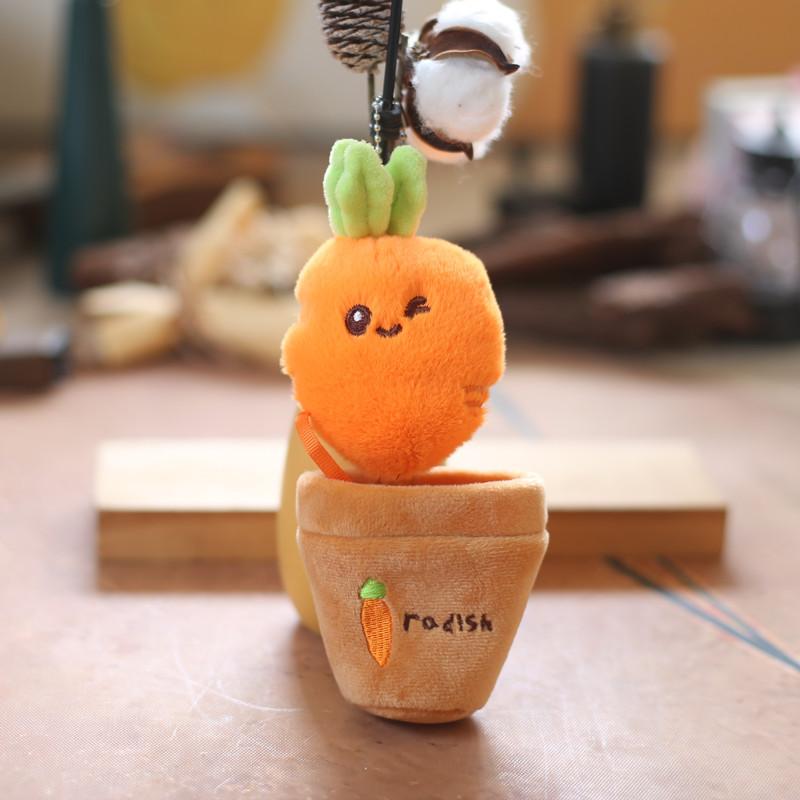 

Мягкая игрушка в виде милого кролика-морковки, плюшевые игрушки для животных, кавайная сумка, подвесное украшение, кукла, брелок для детей на рождественские подарки жёлтый