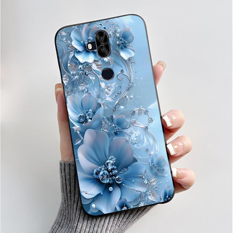 Luxury Fashion Flower For Asus Zenfone 5 Lite ZC600KL 5Q ZC600KL X017DA Silicone Phone Case Protective Back Shell Soft TPU Cover