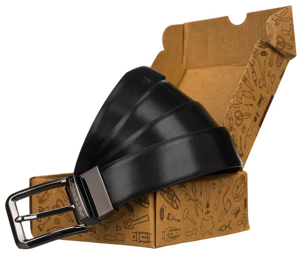 sk belt PTN RB35-95-MET-0995 Black-Brown