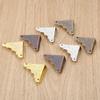 4Pcs 37mm Zinc Alloy Jewelry Gift Wood Box Picture Frame Corner Decorative Protector Guard Decorative Bracket Furniture Hardware