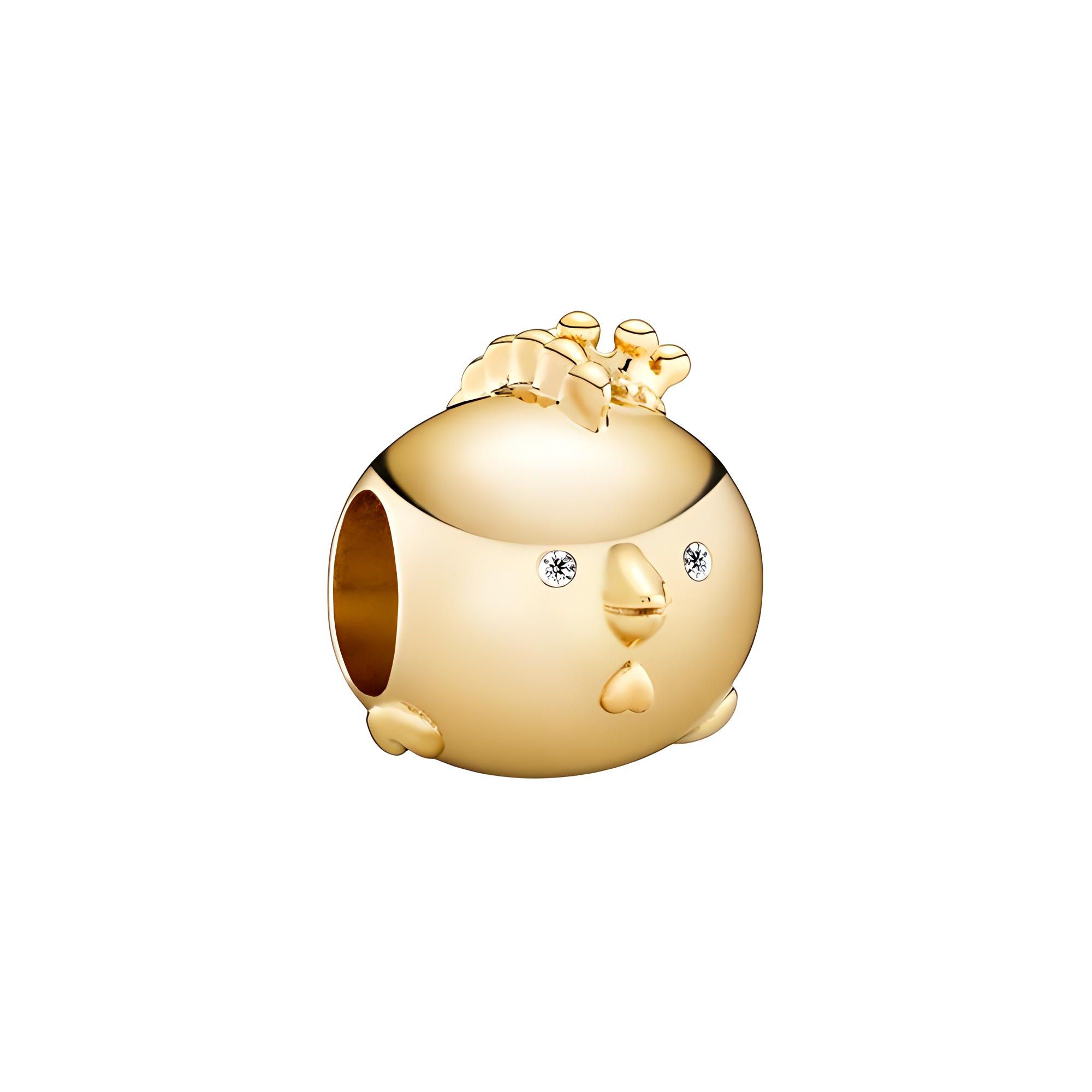 Pandora Moments Shining Chick Charm Women Jewelry Accessories Gold 768578C01 Gold,F