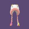 Cloth Accessories Kawaii Funny Hat Knitting Ear Protection Hat Outdoor Cartoon Plush Hat  Boy