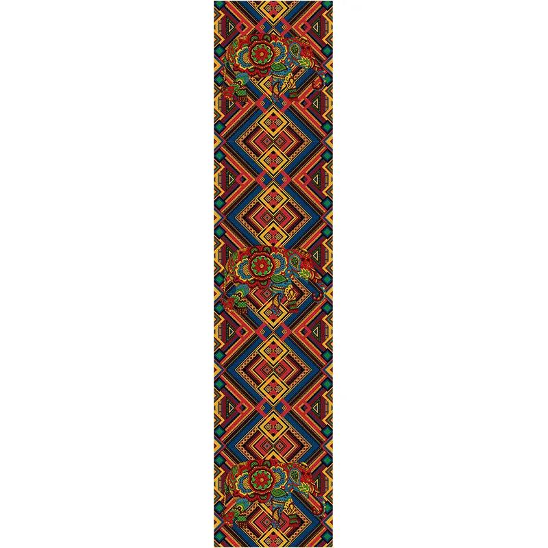 Southeast Asia Homestay Inn Thai Style Decoration Strip Partition Curtain Strip Hanging Curtain Background Curtain Decoration