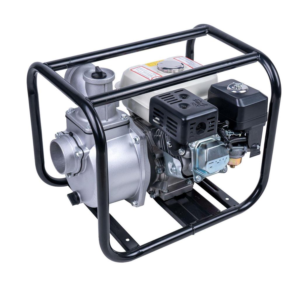 Four-Stroke Gasoline Water Pump, Self-Priming, 2-inch/3-inch, High Flow Rate & High Head, Ideal for Agricultural Irrigation.
