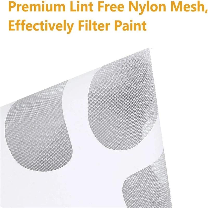 10-500PCS Car Disposable Paper Filter 190 Mesh Purifying Straining Cup Paint Spray Mesh Conical Nylon Micron Paper Funnel Tools