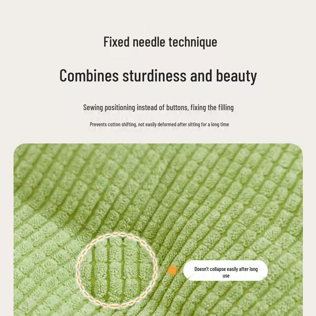 Corn Kernel Velvet Seat Cushion - Thickened Cotton Pad for Sofa, Car, Window, Chair, and Stool