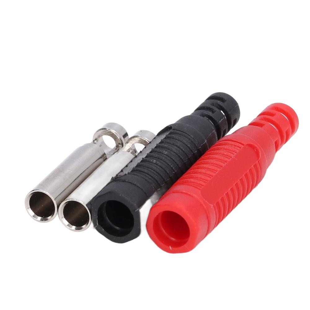 5 Sets PA Insulated Banana Jack Copper Lantern Banana Plug  Electrical Connectors