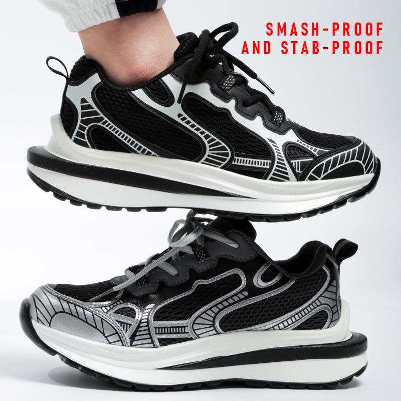 Scarpe Lavoro Traspiranti Scarpe Antinfortunistiche Uomo Donna - Punta Acciaio, Antiscivolo, Leggere E Traspiranti Scarpe Professionali