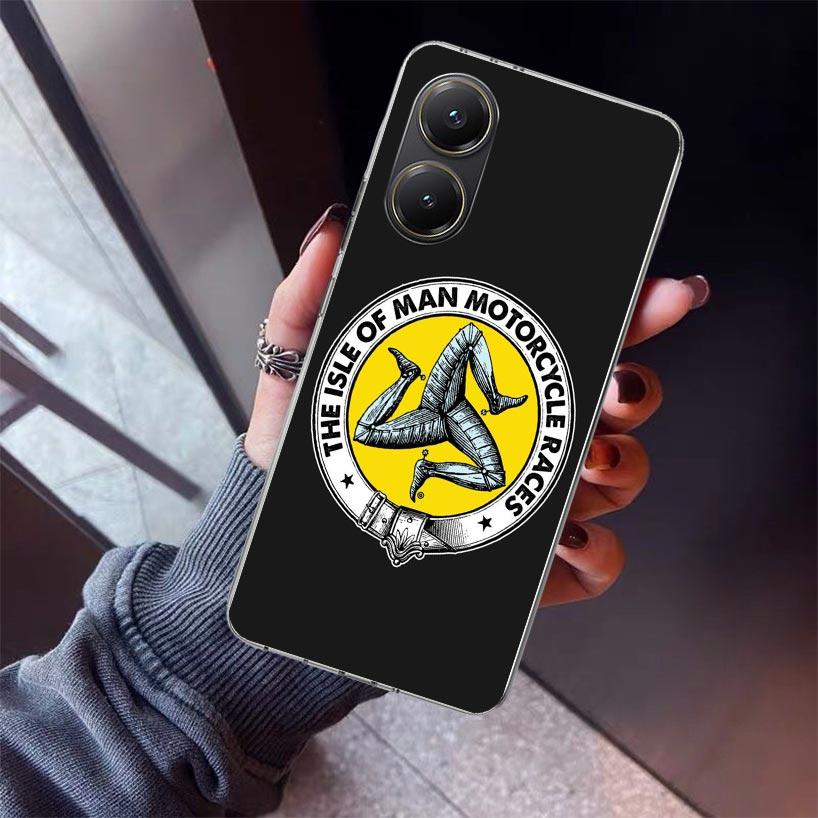 Isle of Man Coat of Arms Phone Case For Xiaomi Poco X7 X6 X5 Pro F7 Ultra Redmi 15C 15 13 13C 12 12C 10 10A 10C 9 9A 9C 9T Shell