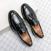Elegantes Male Casual Footwear Handmade Leather Shoes Wedding Dress Men's Loafers Tassel Slip-ons Loafer Outdoor Comfy Moccasins