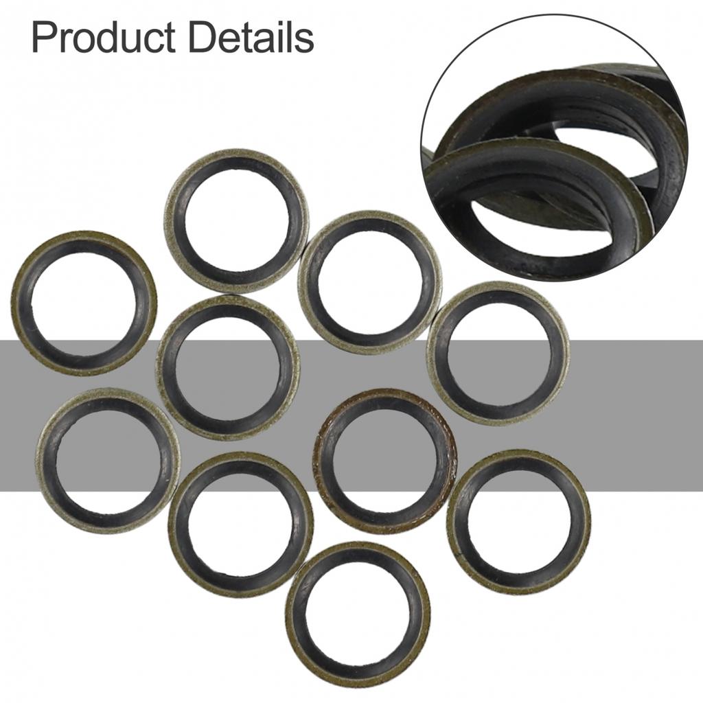 10pcs Set Banjo Bolt Washers Electric Motor For Nissin Master Cylinders Calipers