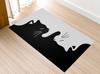 Tappetino Benvenuto Gatto Nero Tappetino Benvenuto Gatti Tappetino Esterno Interno Gatti Tappeto Gatto Vintage Decorazione Gatto Halloween Tappeto Gatto Nero Decorazione Ingresso Animale