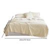 Thick Striped Bubble Blanket Furry Throw Blanket Cozy Plush Solid Color Fluffy Warm Blanket for Couch Bed Sofa Living Room Offic
