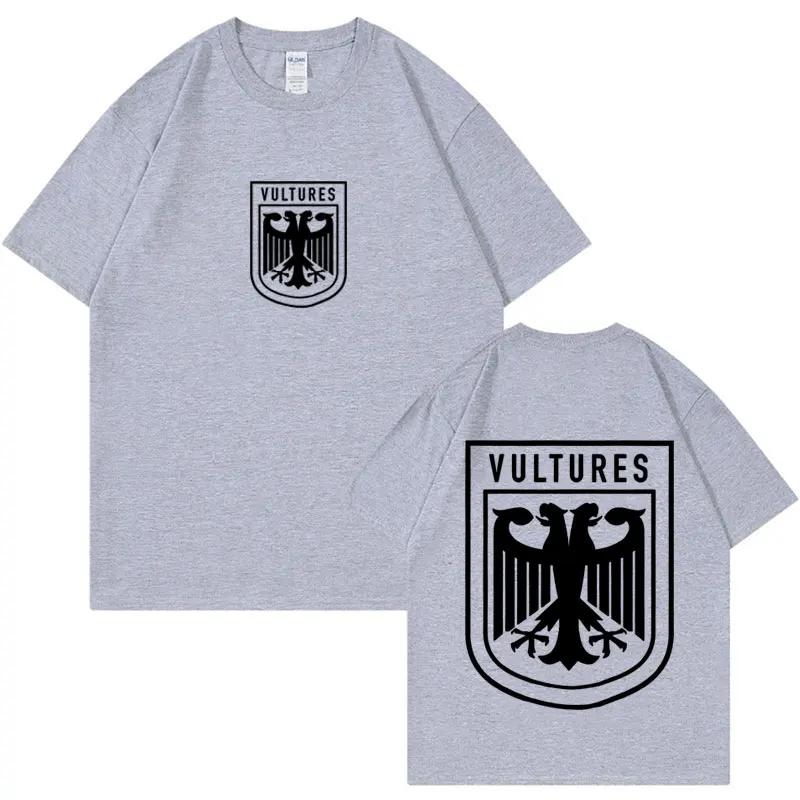Rapper Kanye West Vultures Logo Alba Tričko Pánské Dámské Hip Hop Punk Gotické Trička 100% Bavlna Oversized Tričko Streetwear