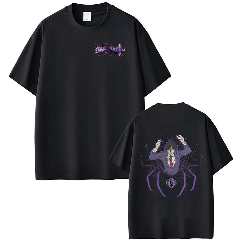 

Anime Hunter X Hunter T Shirt Spider Phantom Troupe Chrollo Lucilfer Short Sleeve T-shirt Men Women Cotton Summer Loose T-shirts S чёрный