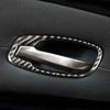 Carbon Fiber Car Interior Door Handle Cover Door Decoration Bowl Stickers For BMW 5 Series Accessories E60 E61 F10 2005-2010