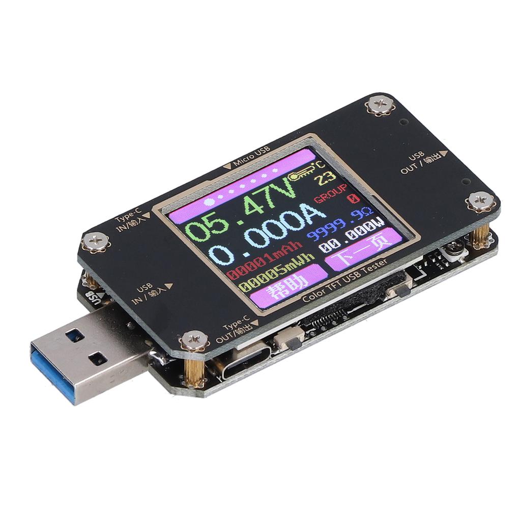 USB Leistungsmesser Tester Digitales LCD Display Bluetooth USB Sicherheitstester für Android